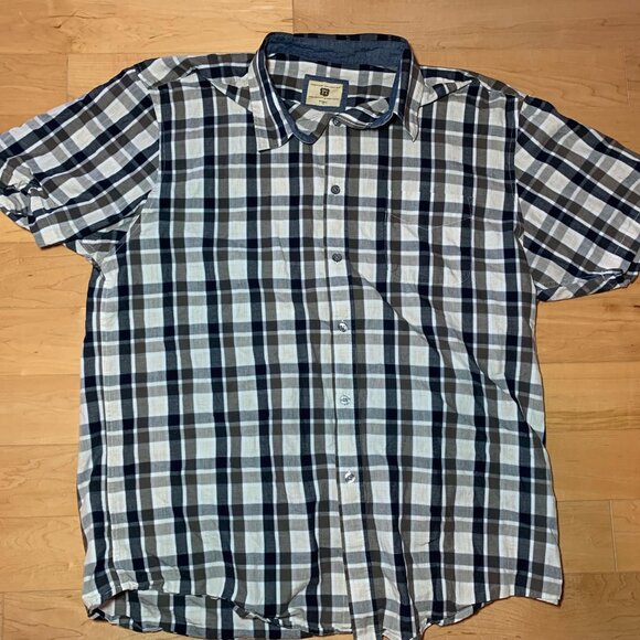 Like new men's Haggar short sleeve button-up shirt - Picture 1 of 3